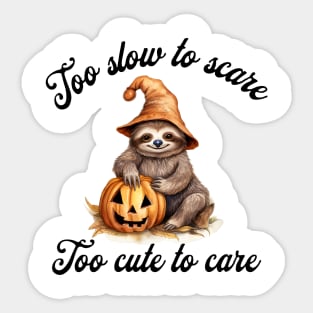 Halloween sloth Sticker